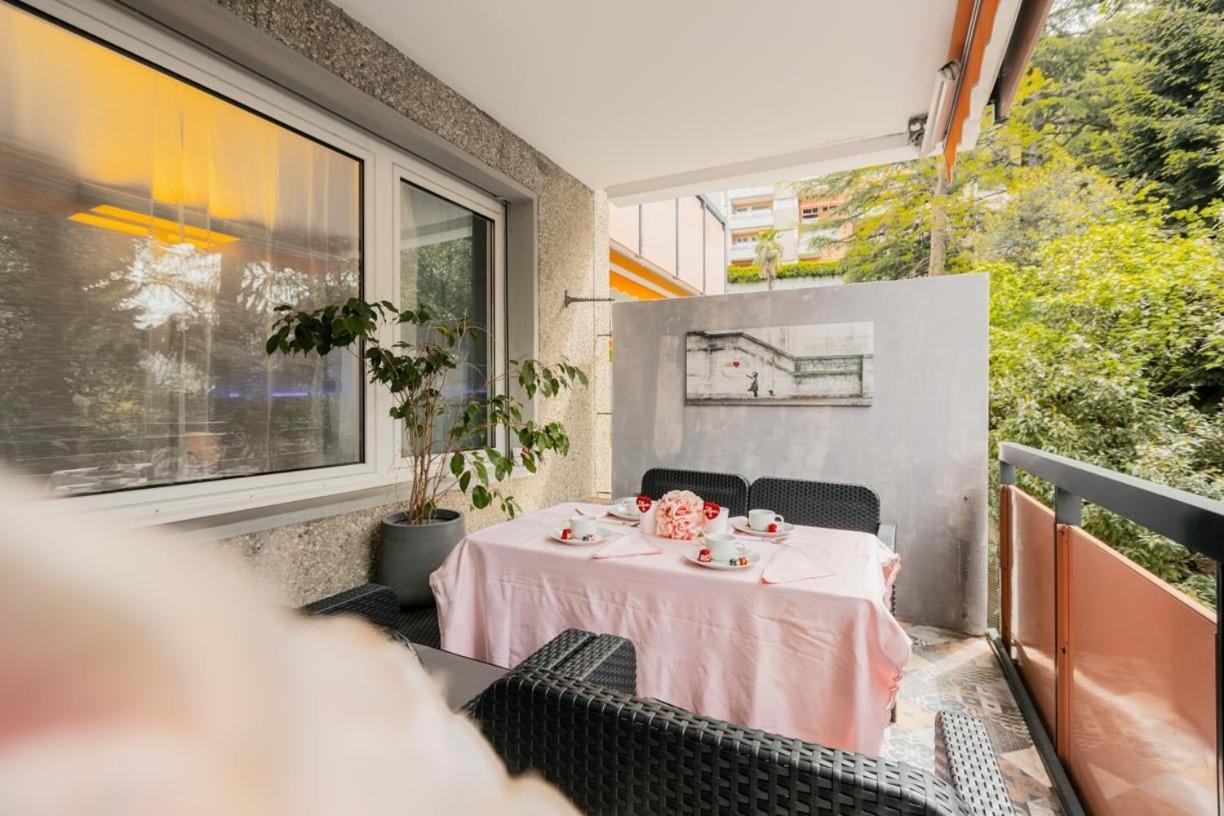 Lake Apartment 4 Bissone Exterior foto