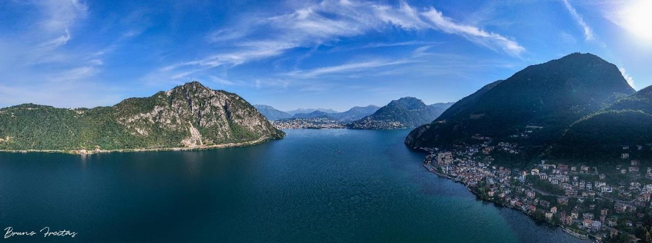 Lake Apartment 4 Bissone Exterior foto